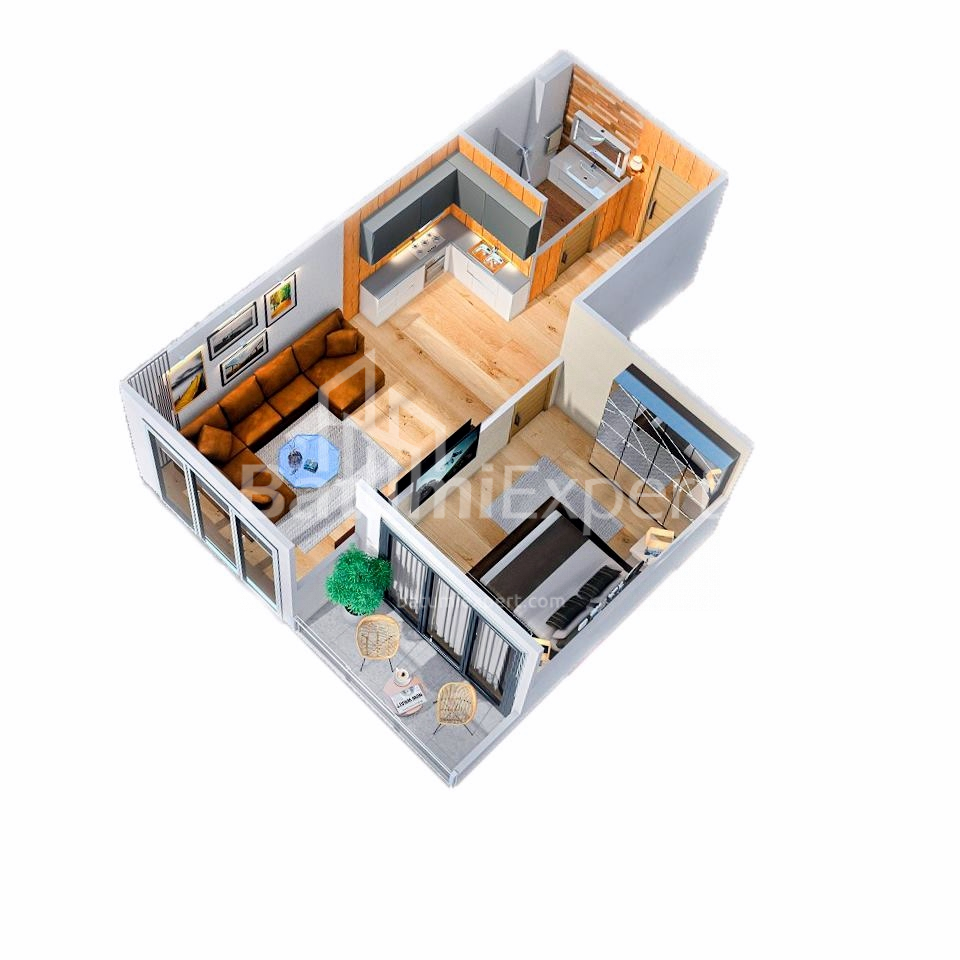 Квартира 60 м² - Ладо Гудіашвілі, Батумі, Грузія