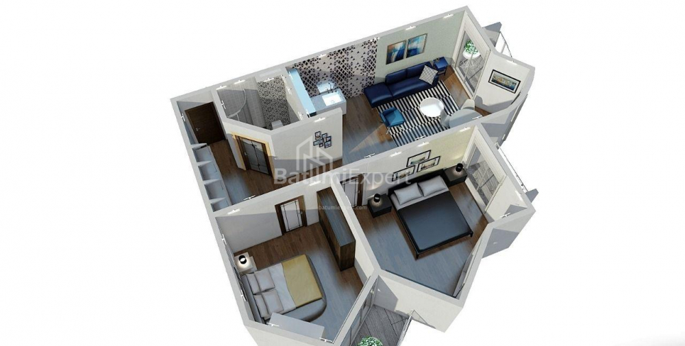 Квартира 71 м² - Петра Багратіоні, Батумі, Грузія