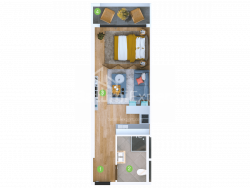 Квартира 33.6 м² - Шерифа Хімшіашвілі, Батумі, Грузія