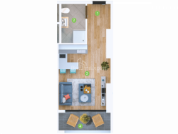 Квартира 1-комн 30.2 м² - Шерифа Хімшіашвілі, Батумі