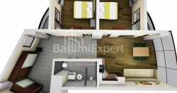 Квартира 84.98 м² - Мезгваурта, Чакві, Грузія