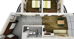 Квартира 84.54 м² - Мезгваурта, Чакві, Грузія