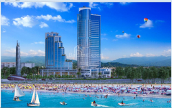 Квартира 2-комн 54.6 м² - Алея Героїв, Батумі