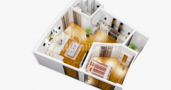 Квартира 2-комн 59.4 м² - Алея Героїв, Батумі