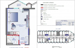 Квартира 1-комн 32 м² - Шерифа Хімшіашвілі, Батумі