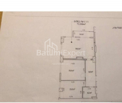 Квартира 3-комн 73 м² - Іване Джавахишвілі, Батумі