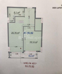 Квартира 2-комн 54 м² - Ніко Піросмані, Батумі