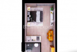 Квартира 1-комн 26 м² - Шерифа Хімшіашвілі, Батумі