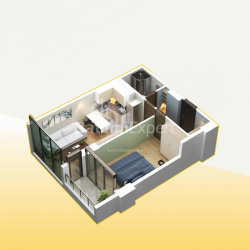 Об'єкт, що будується 55.4 м² - Хайдара Абашидзе, Батумі, Грузія