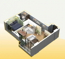 Об'єкт, що будується 3-комн 75.4 м² - Хайдара Абашидзе, Батумі