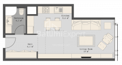 Квартира 38 м² - Руставелі, Батумі, Грузія