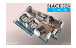 Квартира 79.7 м² - Жиулі Шартава, Батумі, Грузія